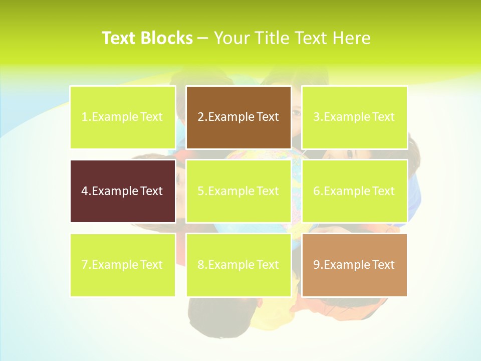Group Human Chair PowerPoint Template