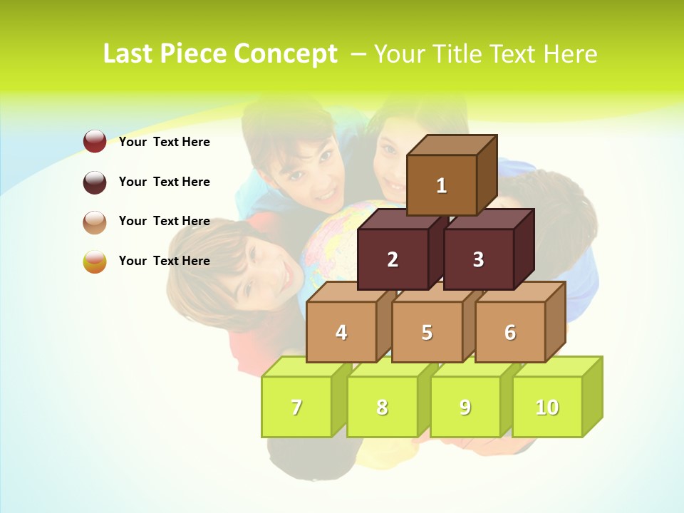 Group Human Chair PowerPoint Template
