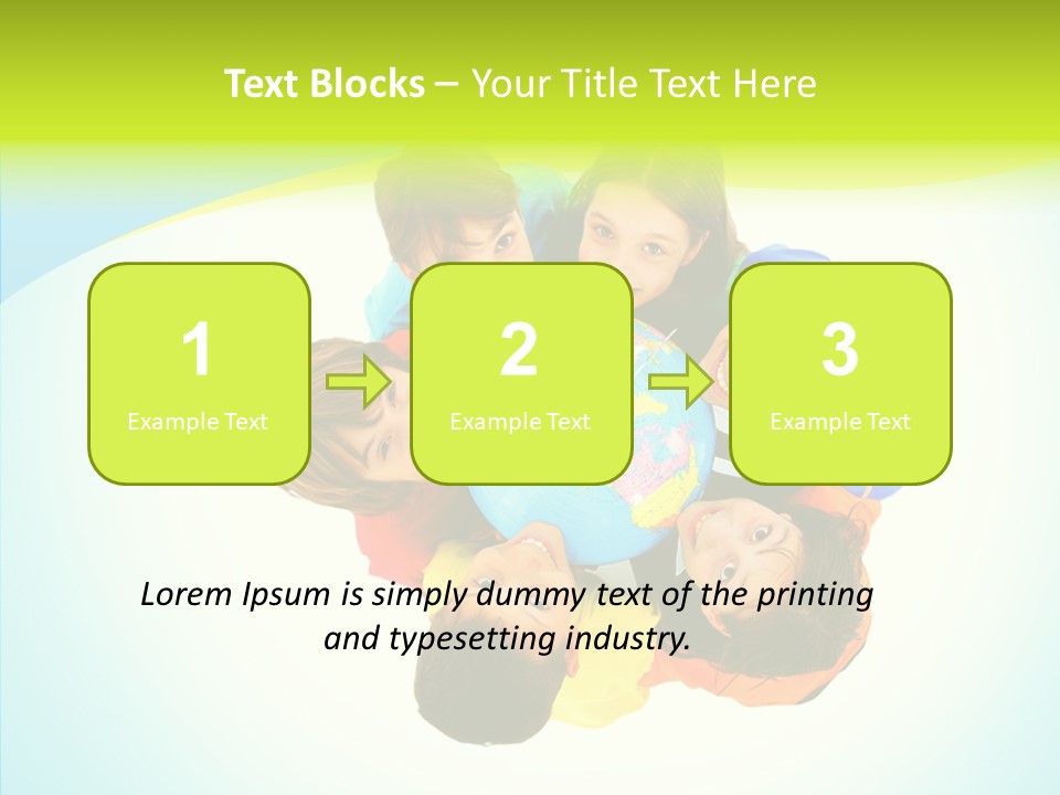 Group Human Chair PowerPoint Template
