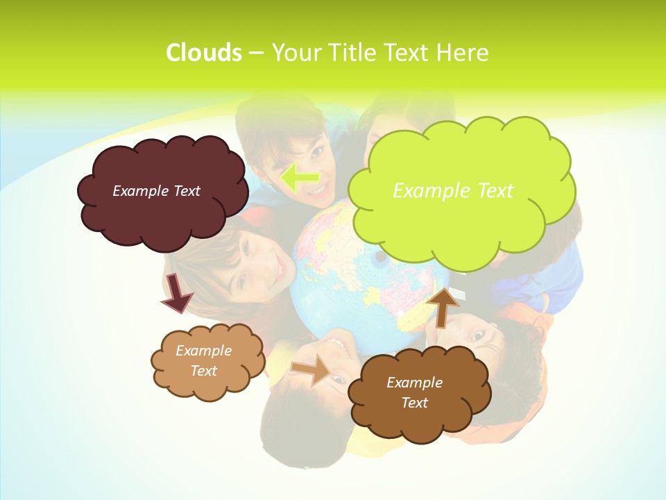 Group Human Chair PowerPoint Template