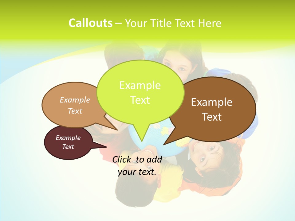 Group Human Chair PowerPoint Template