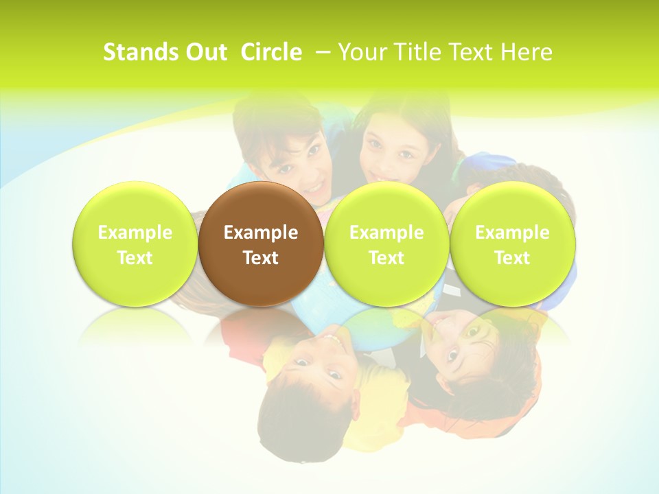 Group Human Chair PowerPoint Template