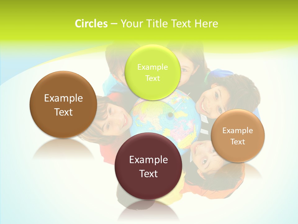 Group Human Chair PowerPoint Template