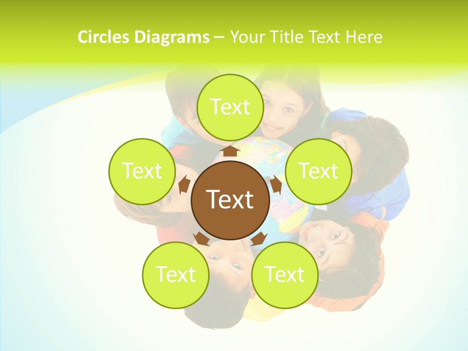 Group Human Chair PowerPoint Template