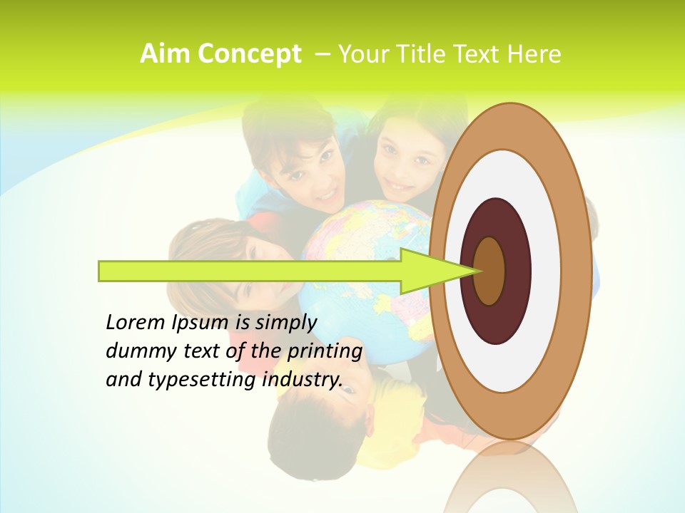 Group Human Chair PowerPoint Template