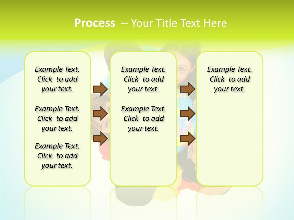 Group Human Chair PowerPoint Template