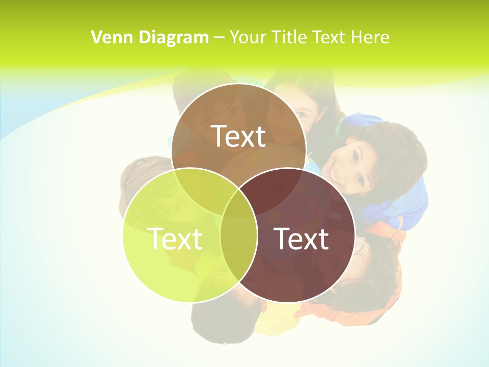 Group Human Chair PowerPoint Template