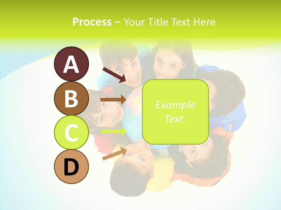 Group Human Chair PowerPoint Template