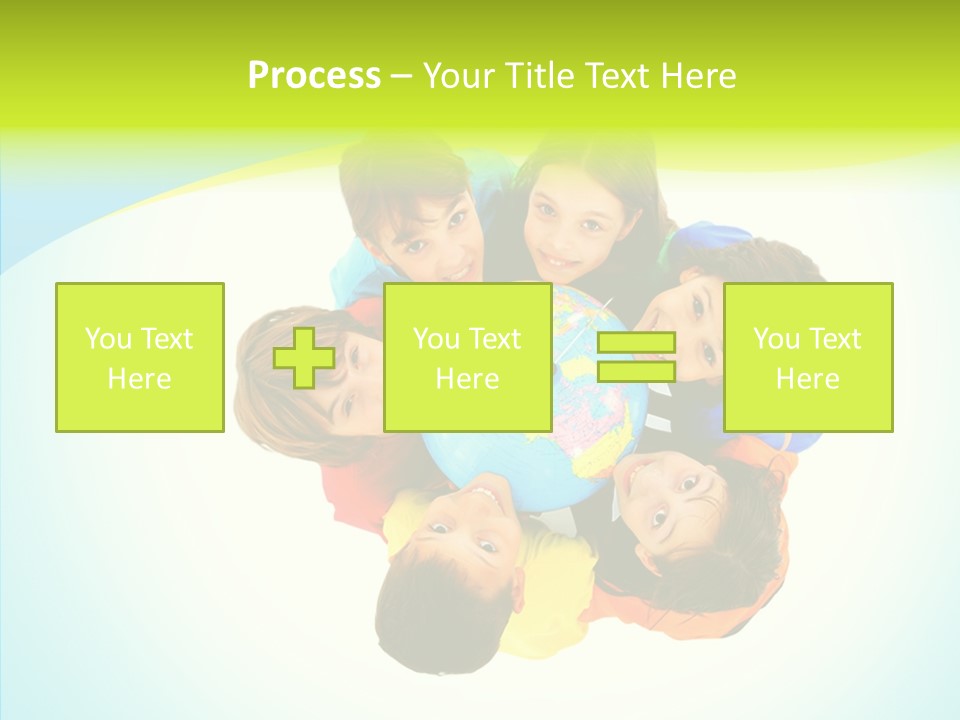 Group Human Chair PowerPoint Template
