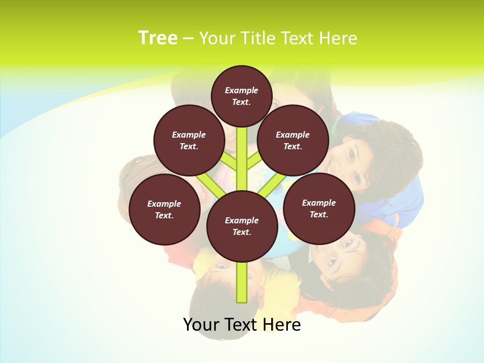 Group Human Chair PowerPoint Template