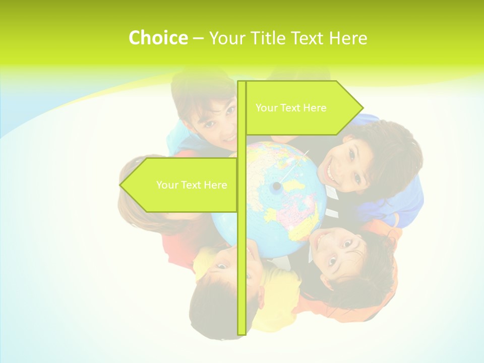 Group Human Chair PowerPoint Template