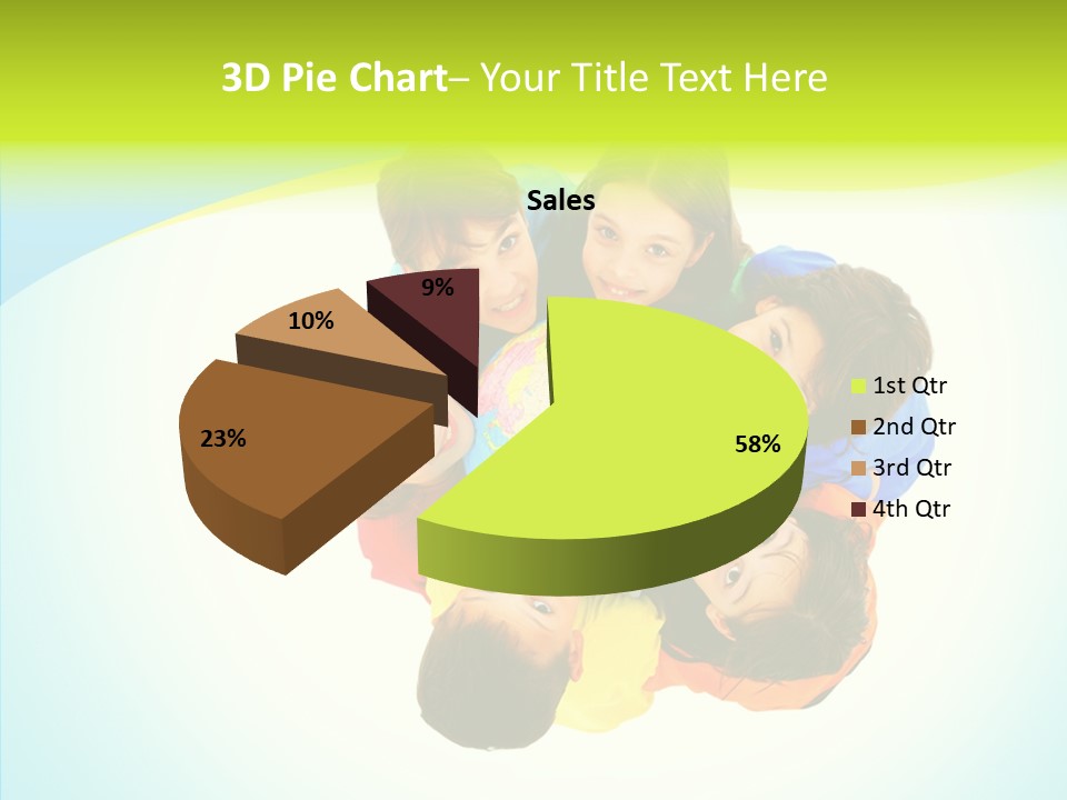 Group Human Chair PowerPoint Template