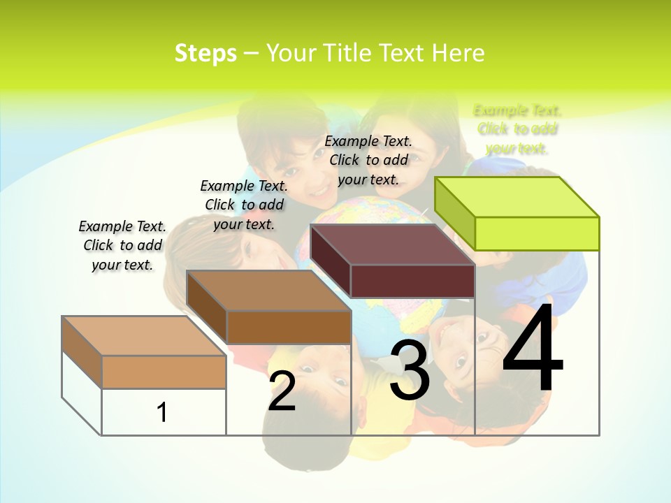 Group Human Chair PowerPoint Template