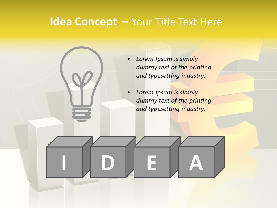 Design Shape Euro PowerPoint Template