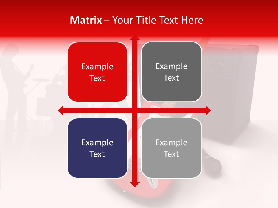 Tring Metal Guitar PowerPoint Template