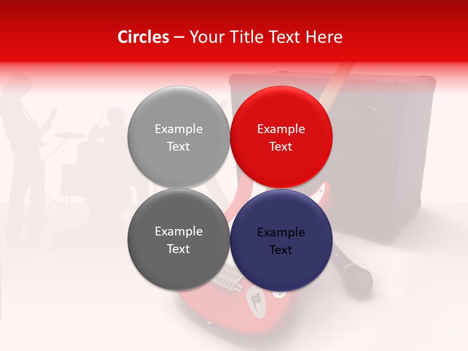 Tring Metal Guitar PowerPoint Template