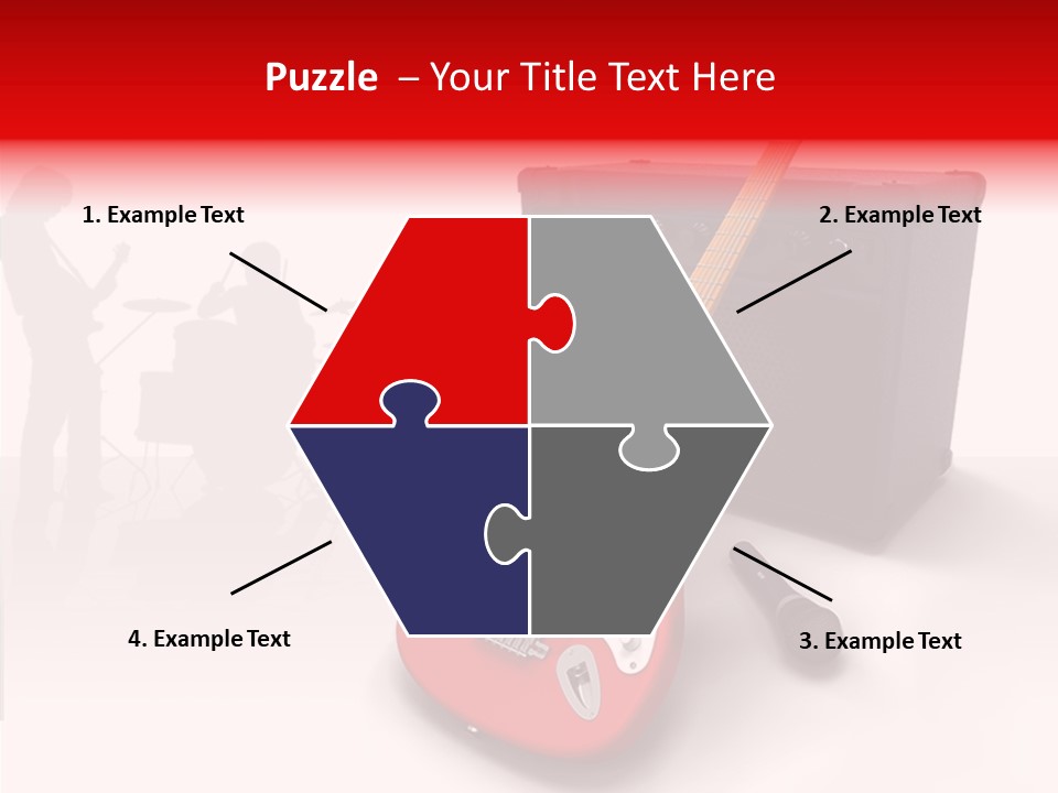 Tring Metal Guitar PowerPoint Template