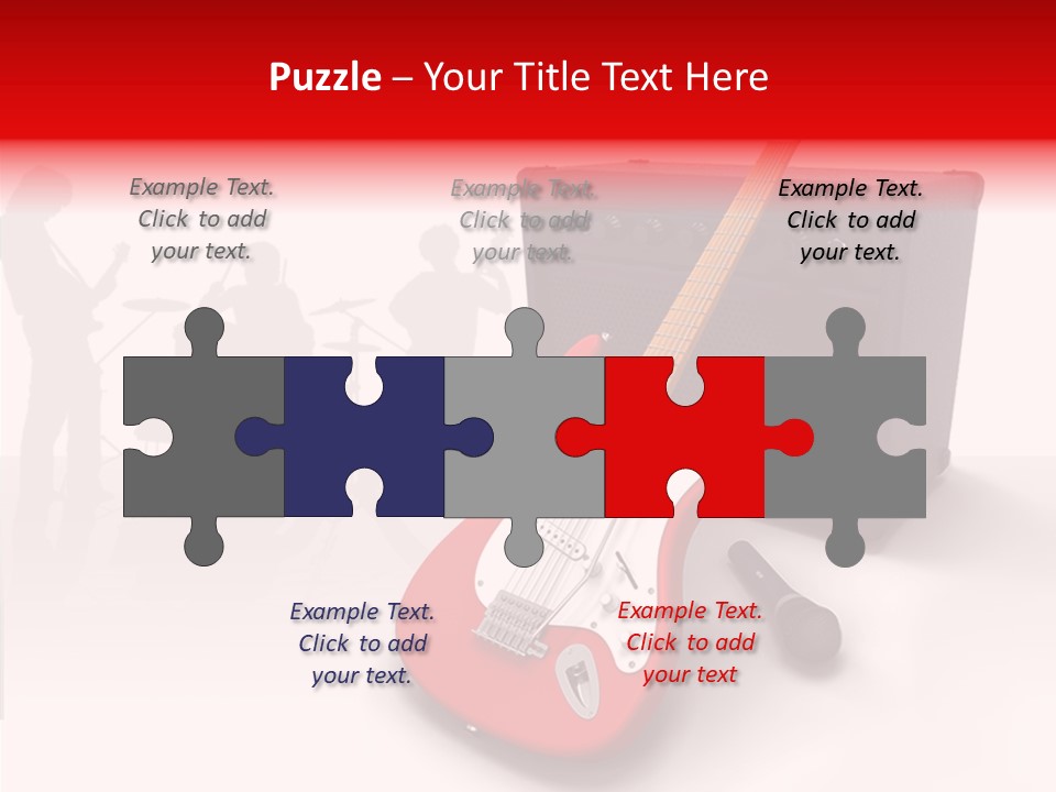 Tring Metal Guitar PowerPoint Template