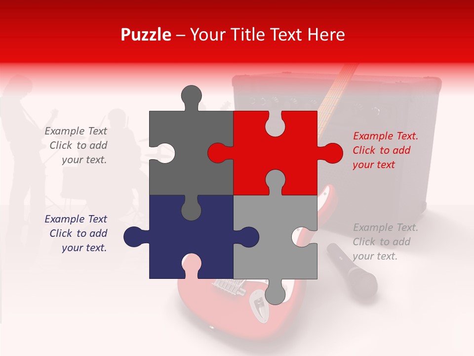 Tring Metal Guitar PowerPoint Template