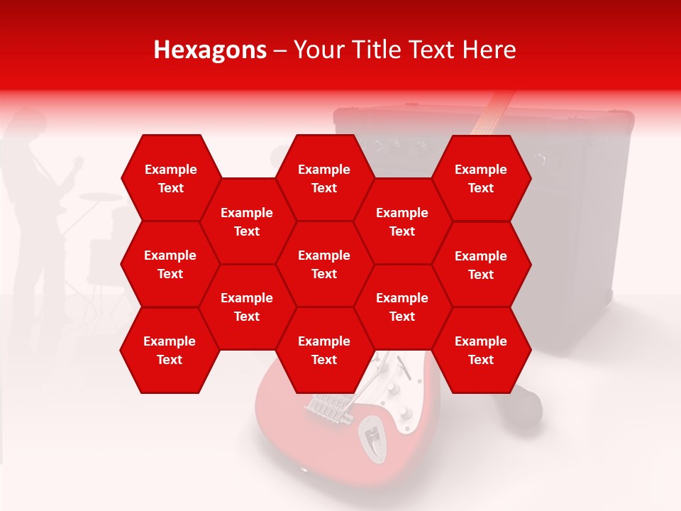 Tring Metal Guitar PowerPoint Template