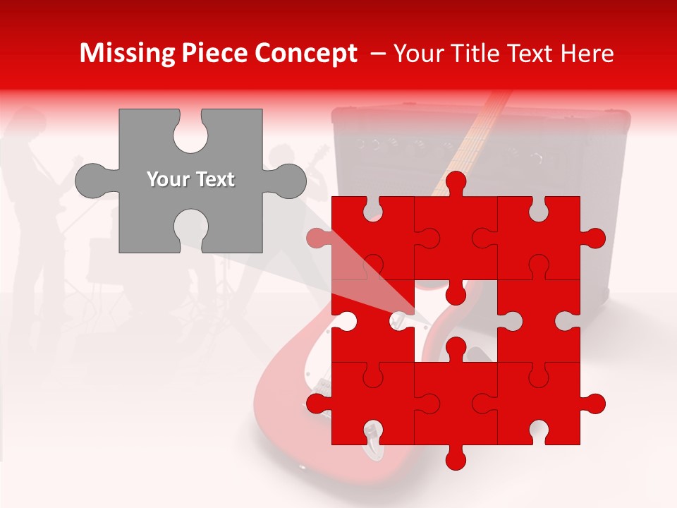 Tring Metal Guitar PowerPoint Template