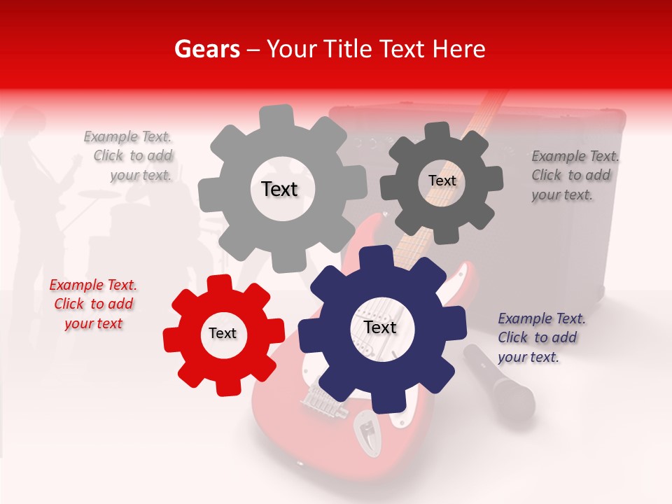 Tring Metal Guitar PowerPoint Template