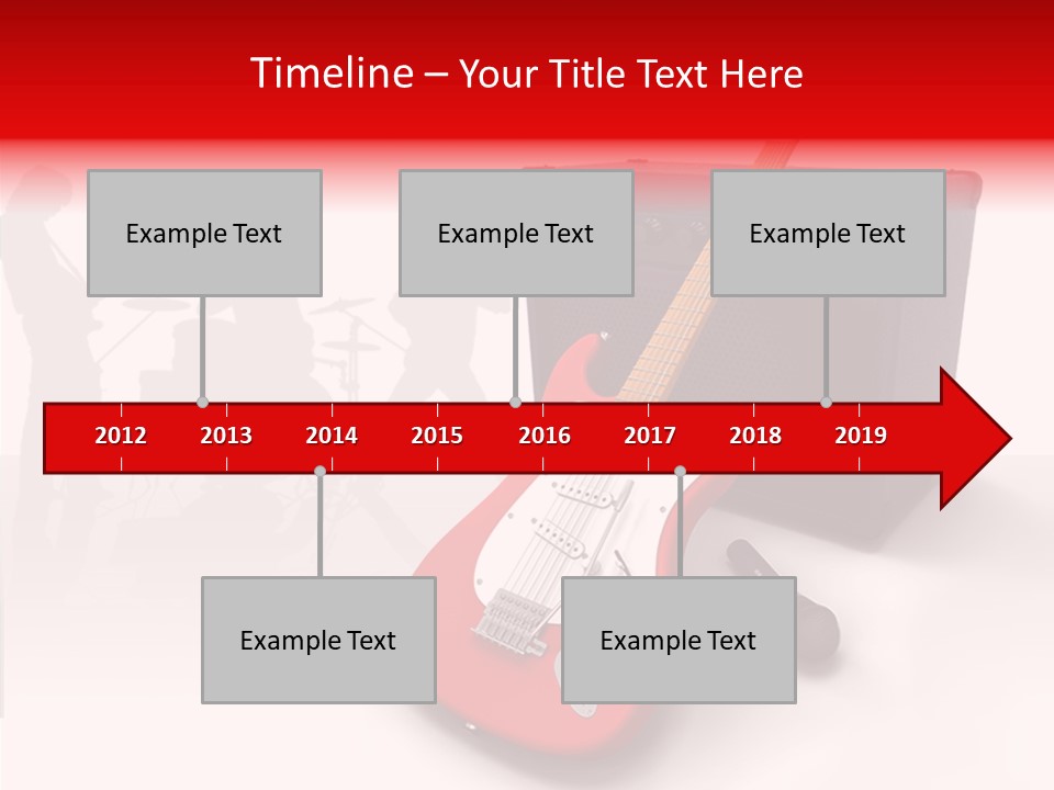 Tring Metal Guitar PowerPoint Template