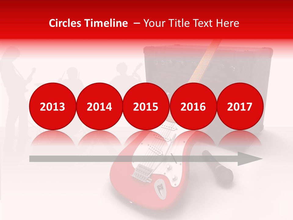 Tring Metal Guitar PowerPoint Template