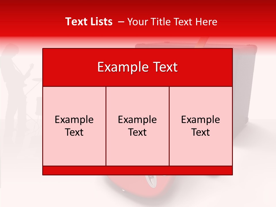 Tring Metal Guitar PowerPoint Template