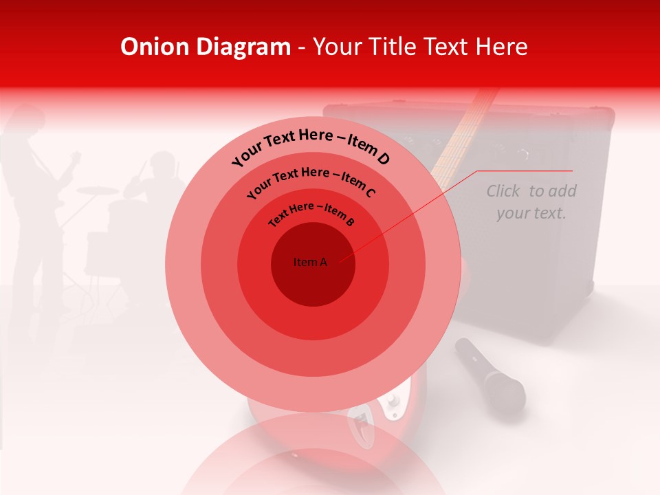 Tring Metal Guitar PowerPoint Template