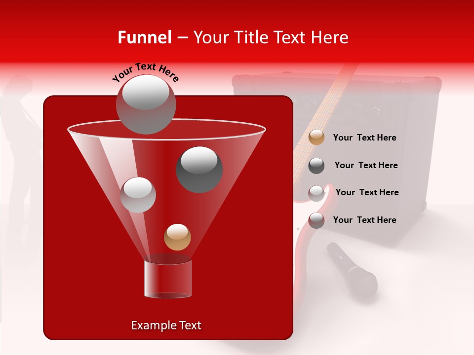 Tring Metal Guitar PowerPoint Template