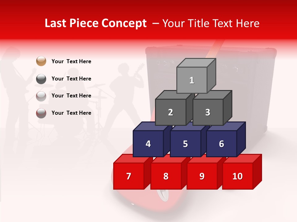 Tring Metal Guitar PowerPoint Template