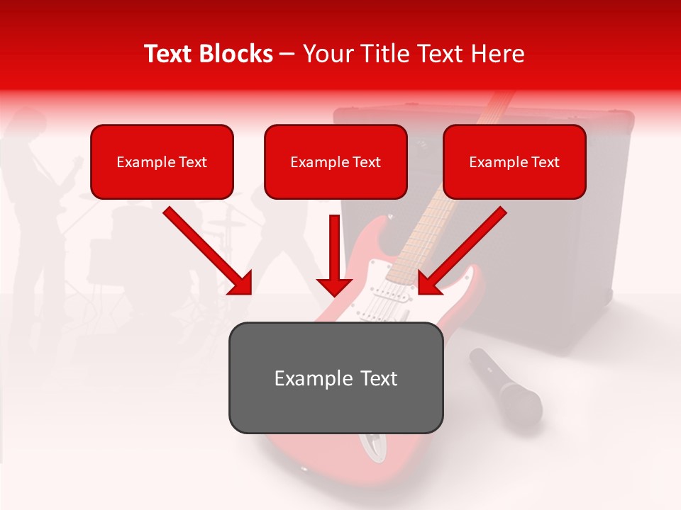 Tring Metal Guitar PowerPoint Template