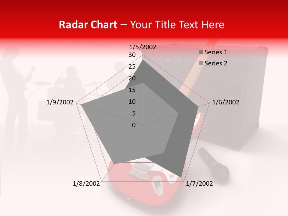 Tring Metal Guitar PowerPoint Template