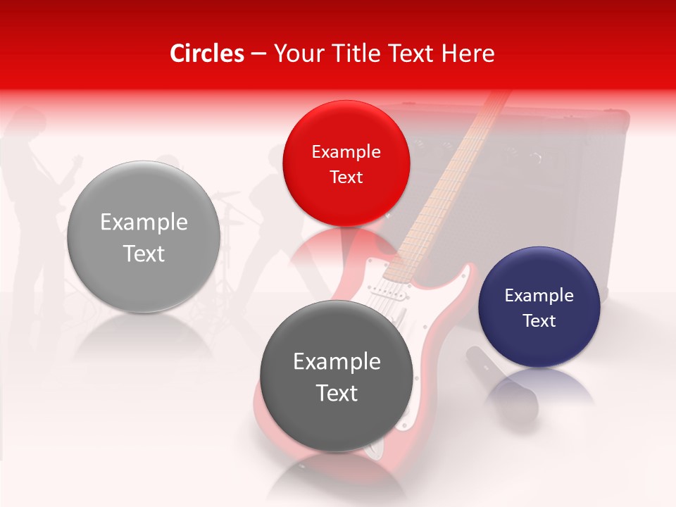 Tring Metal Guitar PowerPoint Template