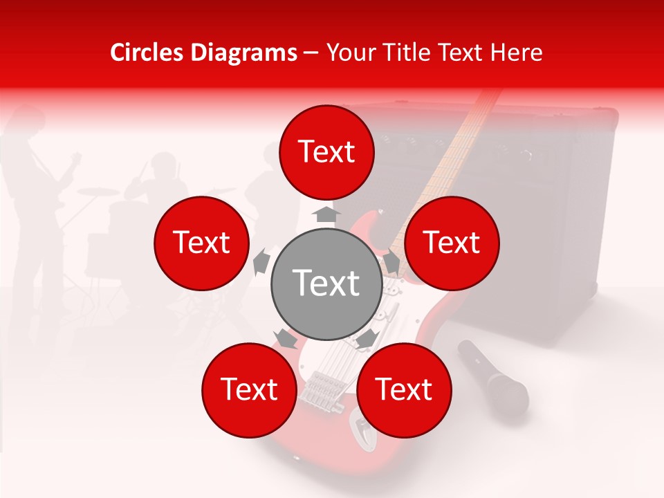 Tring Metal Guitar PowerPoint Template