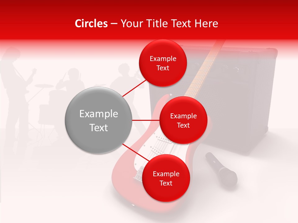 Tring Metal Guitar PowerPoint Template