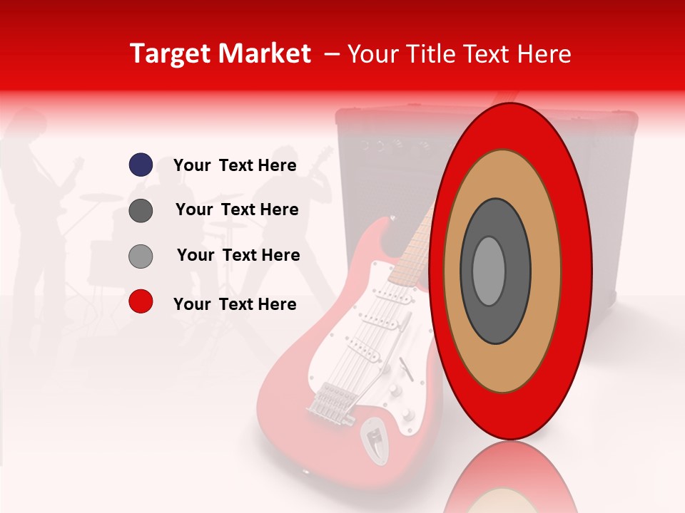 Tring Metal Guitar PowerPoint Template