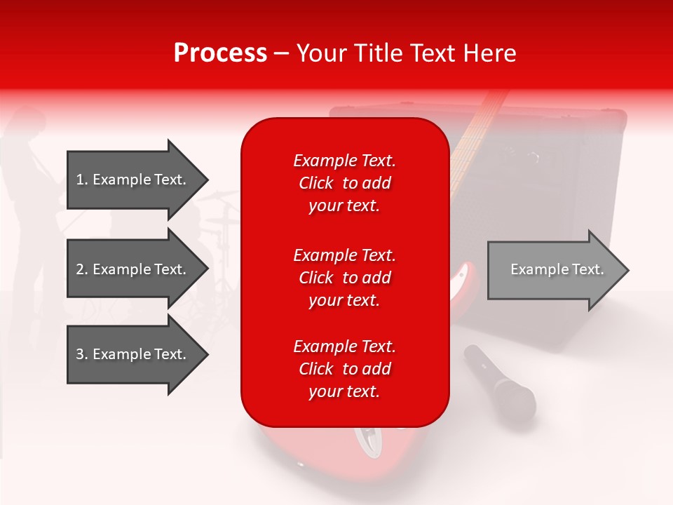 Tring Metal Guitar PowerPoint Template