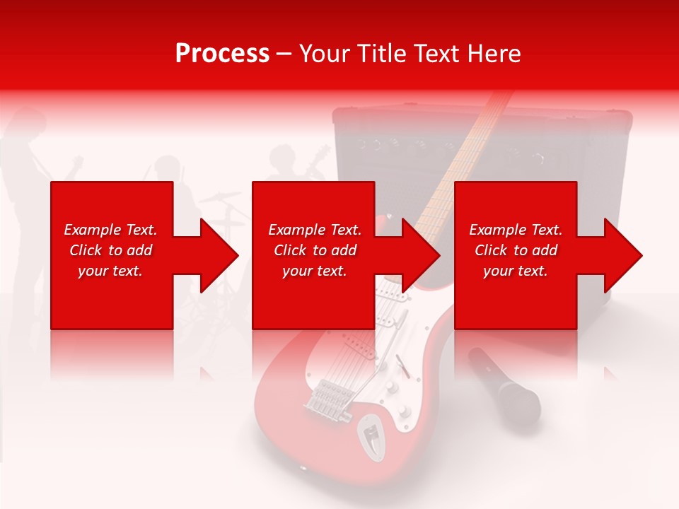 Tring Metal Guitar PowerPoint Template