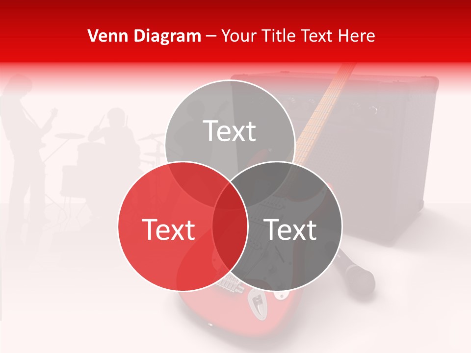 Tring Metal Guitar PowerPoint Template