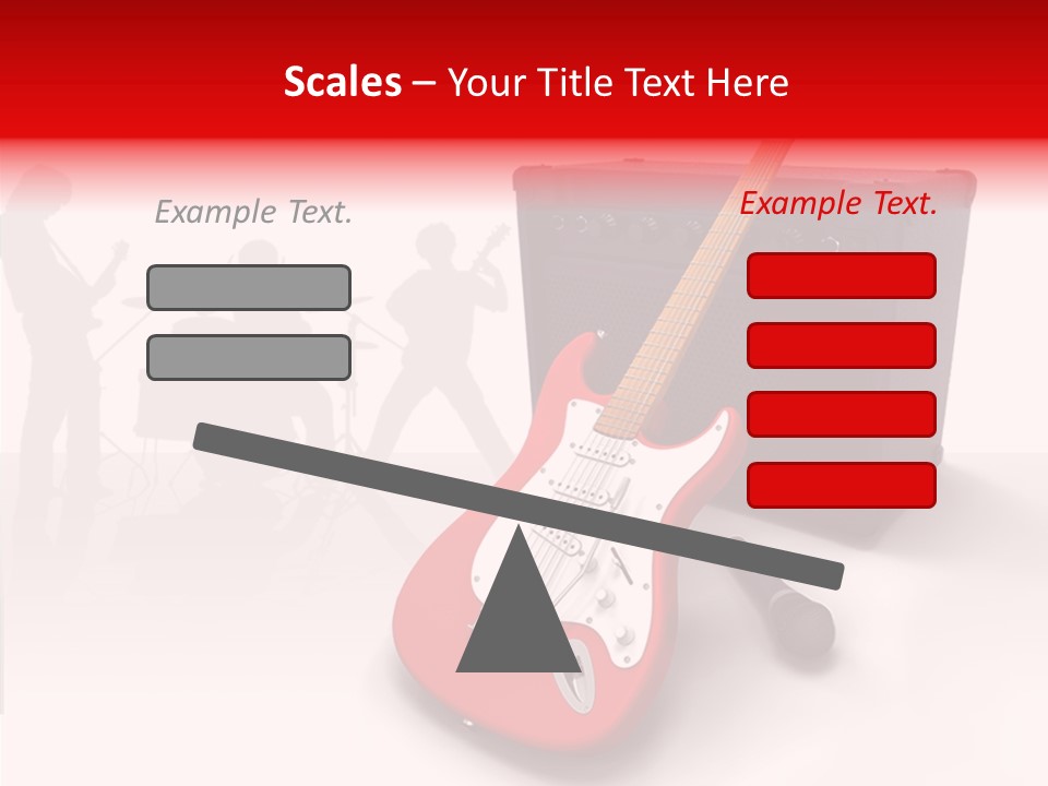 Tring Metal Guitar PowerPoint Template