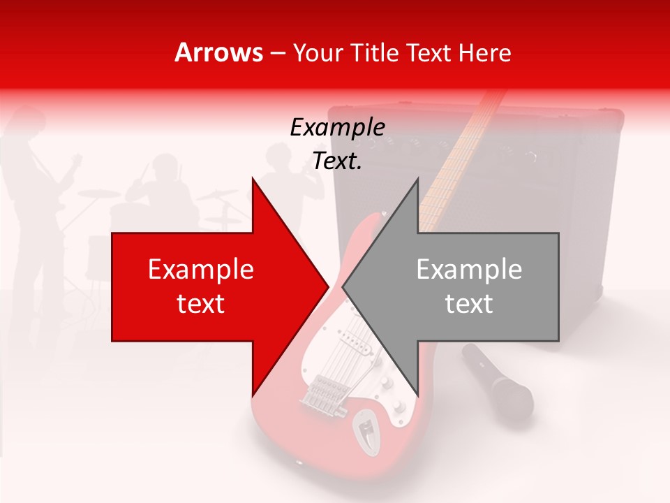 Tring Metal Guitar PowerPoint Template