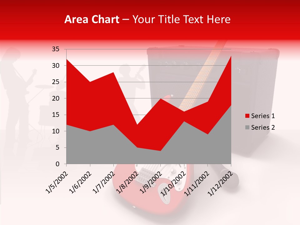 Tring Metal Guitar PowerPoint Template