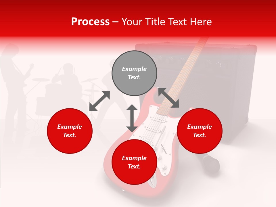 Tring Metal Guitar PowerPoint Template