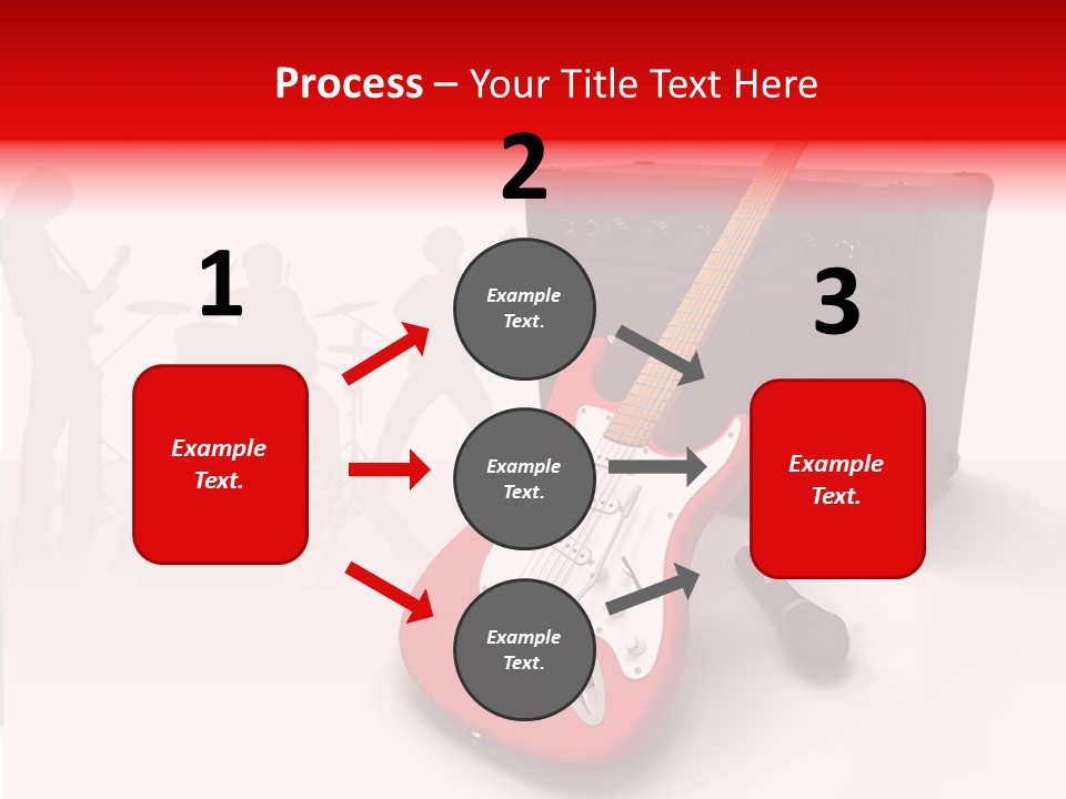 Tring Metal Guitar PowerPoint Template