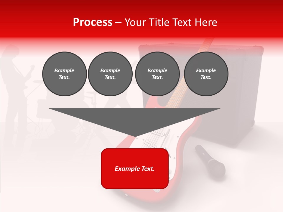 Tring Metal Guitar PowerPoint Template