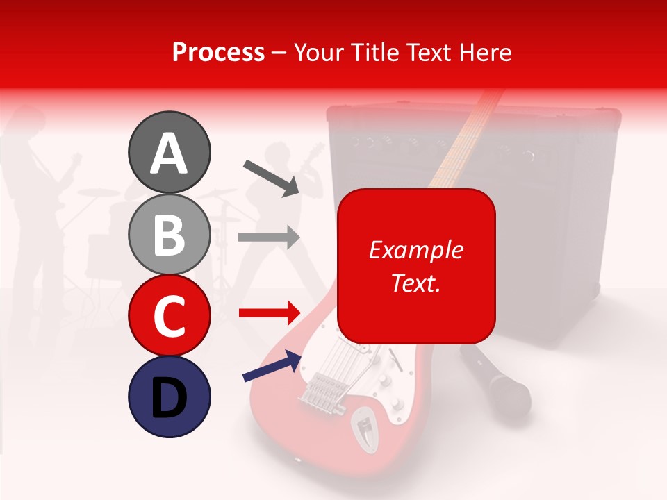 Tring Metal Guitar PowerPoint Template