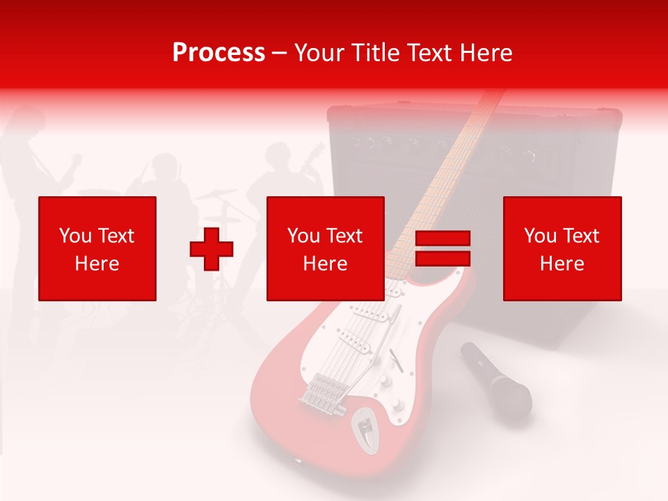 Tring Metal Guitar PowerPoint Template