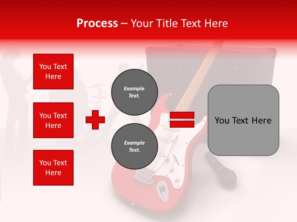 Tring Metal Guitar PowerPoint Template